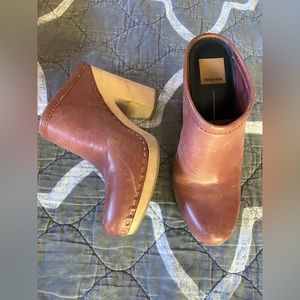 DOLCE VITA ACKLEY CLOGS CINNAMON SIZE US 8